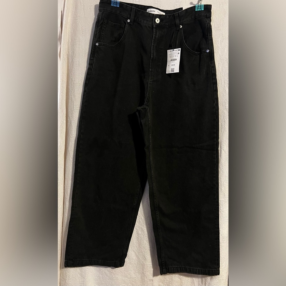 NWT Bershka Black Denim Jeans